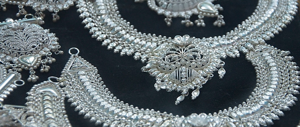 Silver Necklace Shopping