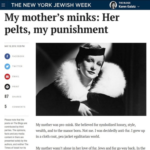 My Mother's Minks